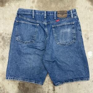 Vintage y2k wrangler 2000s faded denim jean shorts jorts